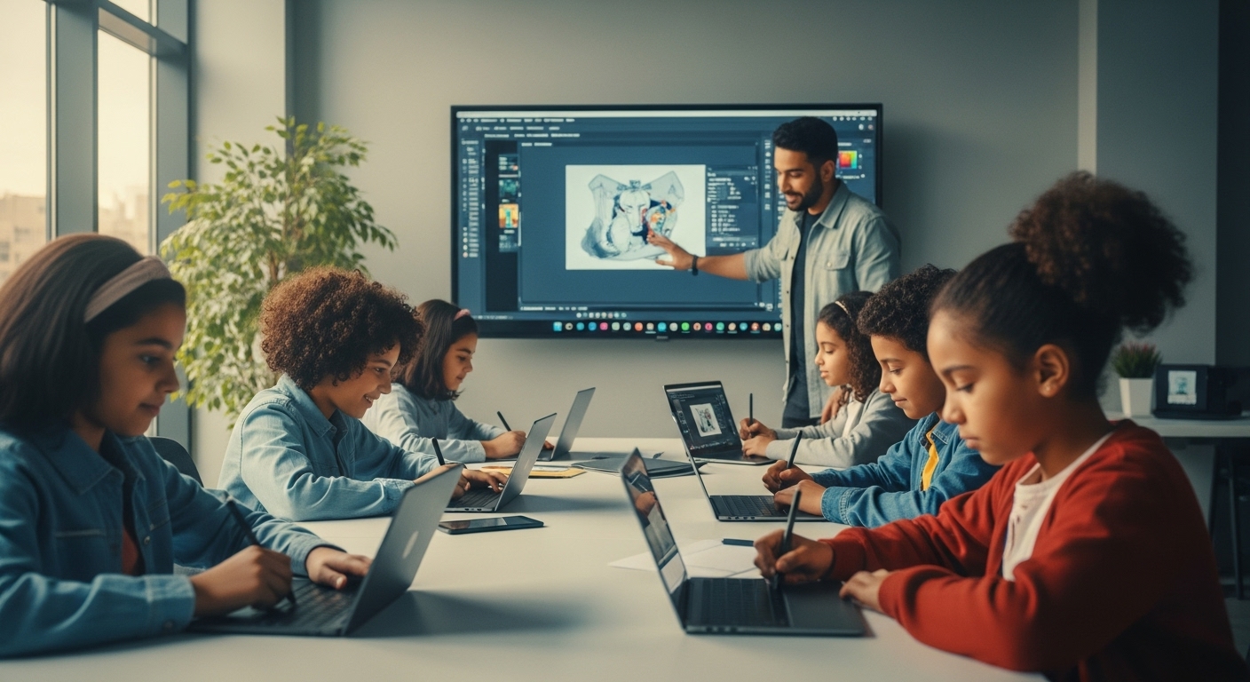 تصميم الجرافيك للأطفال